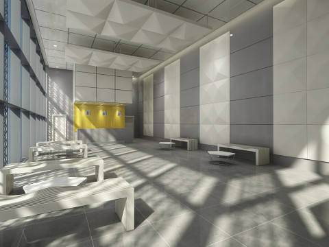 Lobby Interior 3D Model