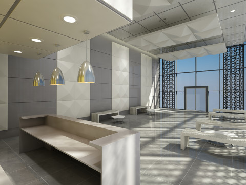 Lobby Interior 3D Model