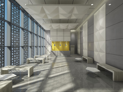 Lobby Interior 3D Model