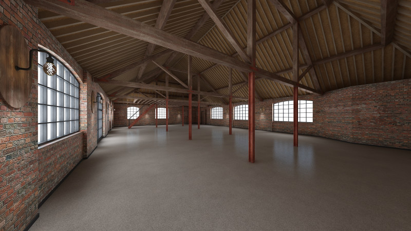 Loft Interior 3D Model .c4d .max .obj .3ds .fbx .stl .blend 