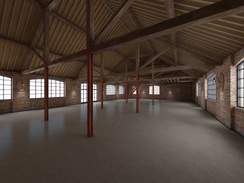 Loft Interior 3D Model