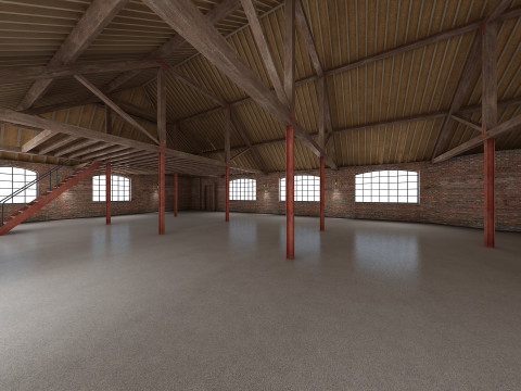 Loft Interior 3D Model