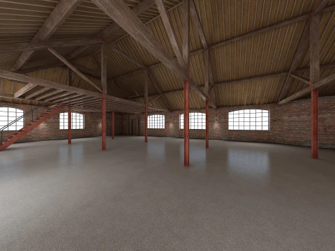 Loft Interior 3D Model