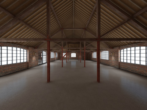 Loft Interior 3D Model