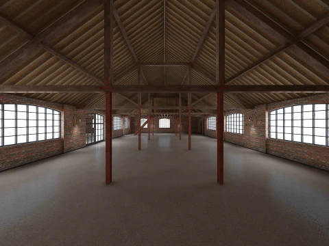 Loft Interior 3D Model