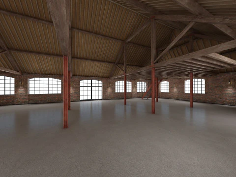 Loft Interior 3D Model