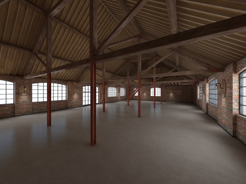 Loft Interior 3D Model