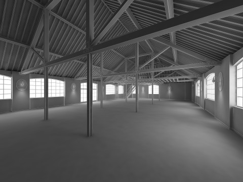 Loft Interior 3D Model