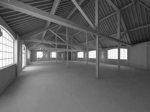 Loft Interior 3D Model