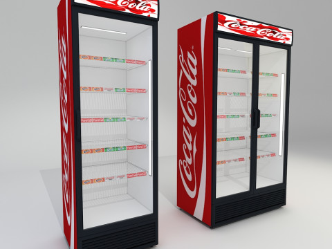 展示冰箱 3D 模型