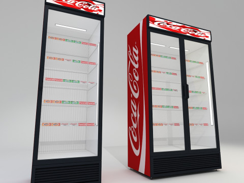 展示冰箱 3D 模型