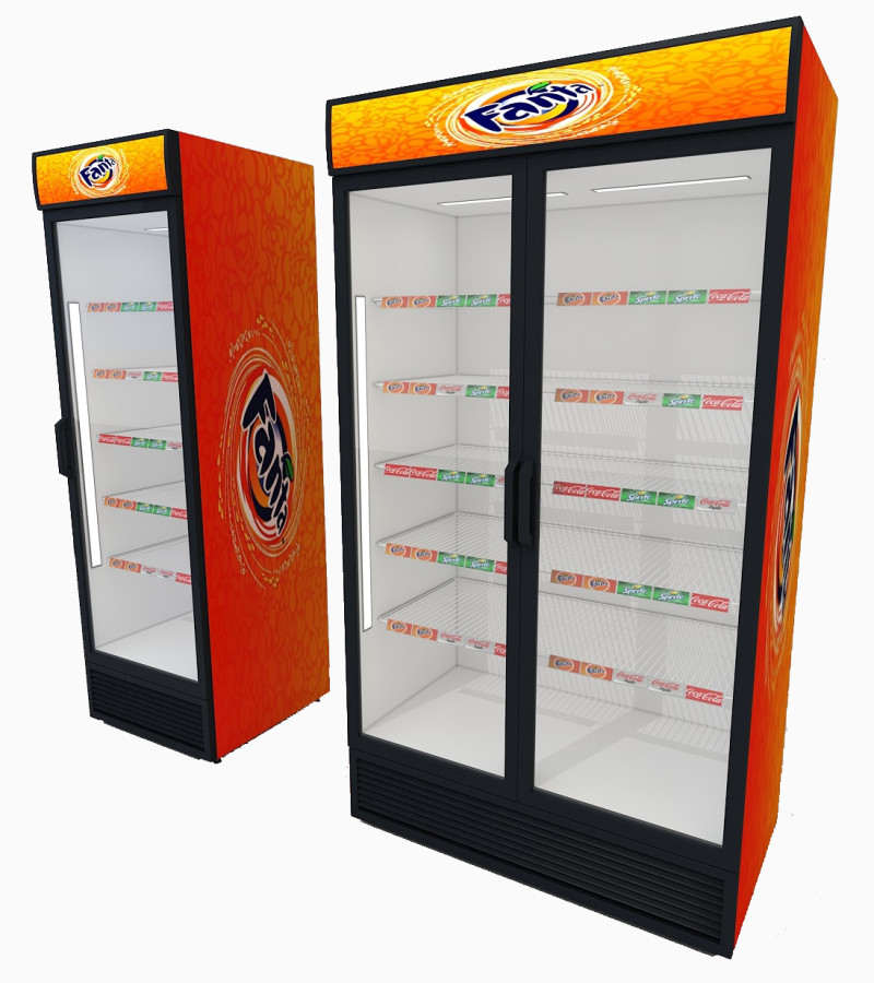 Teşhir Dolabı 3D Model .c4d .max .obj .3ds .fbx .stl .blend 