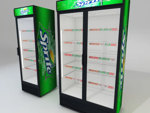 Display Fridge 3D Model