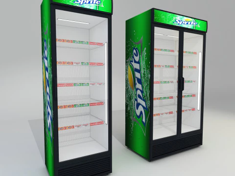 Display Fridge 3D Model