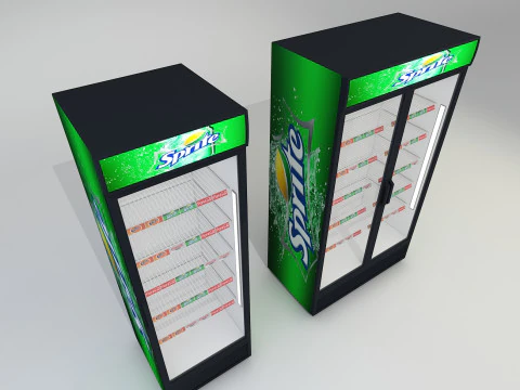Display Fridge 3D Model