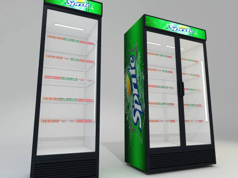 Display Fridge 3D Model