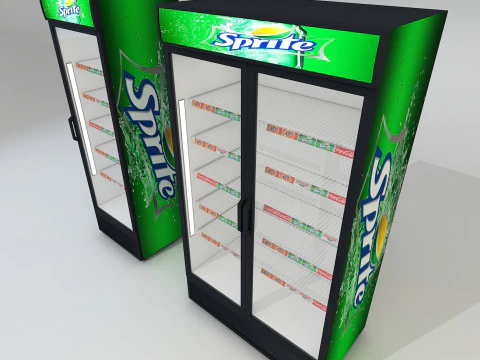 Display Fridge 3D Model