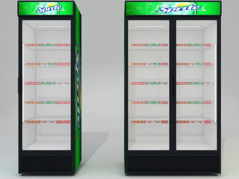 Display Fridge 3D Model