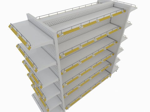 Retail Shelf 3D Model