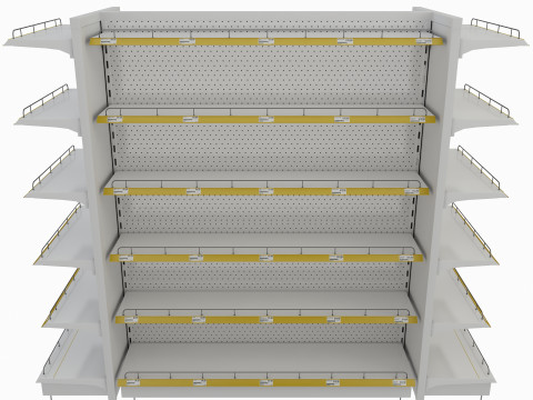 Retail Shelf 3D Model