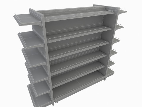 Retail Shelf 3D Model