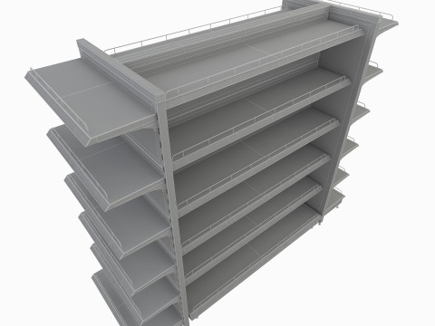 Retail Shelf 3D Model