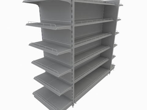 Retail Shelf 3D Model