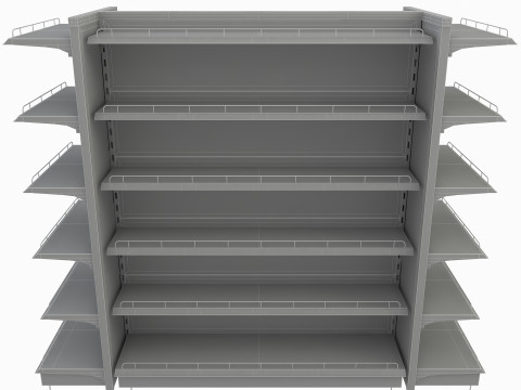 Retail Shelf 3D Model