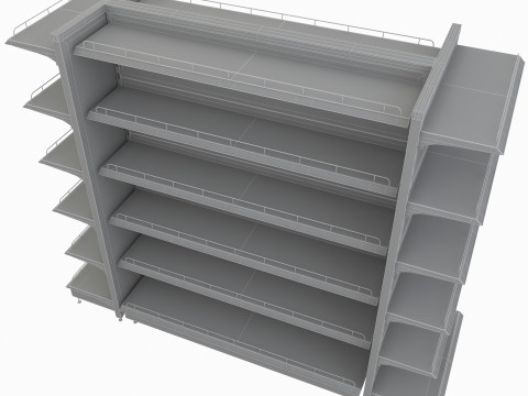 Retail Shelf 3D Model