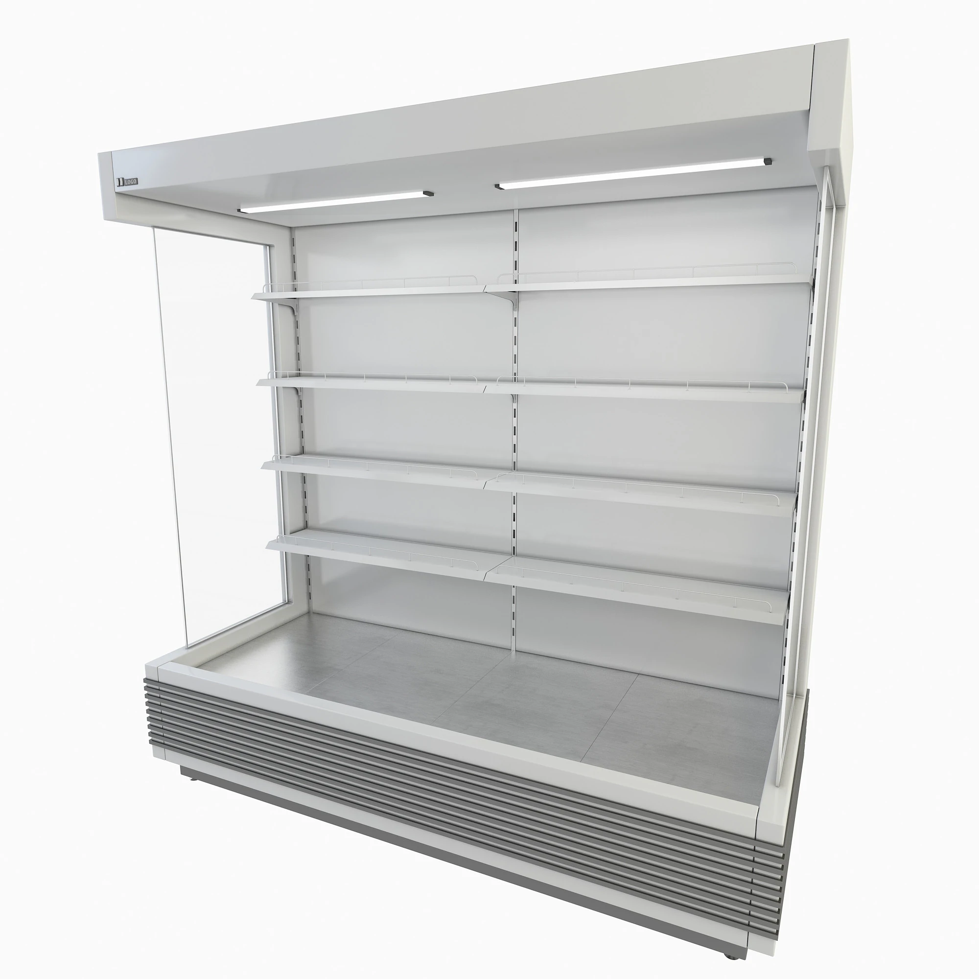 Open Display Cooler 3D Model .c4d .max .obj .3ds .fbx .stl .blend