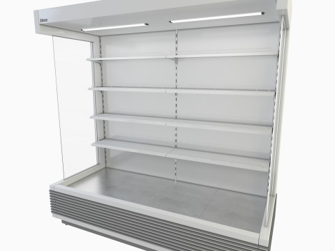 Открытый охладитель дисплея 3D Модель