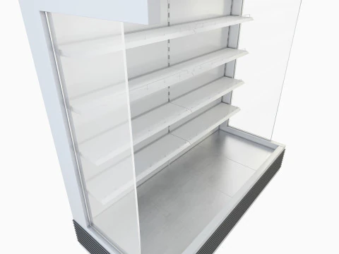 Open Display Cooler 3D Model
