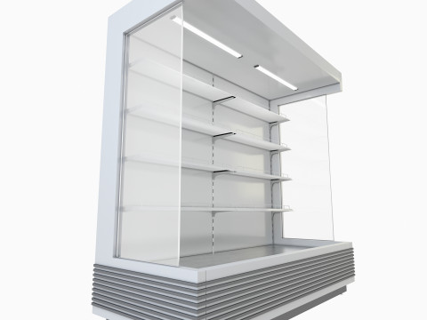 Open Display Cooler 3D Model