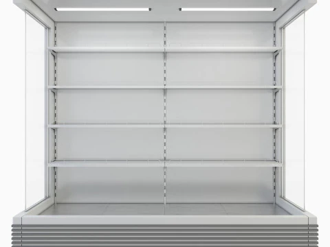 Open Display Cooler 3D Model