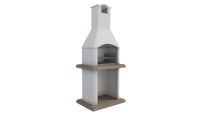 Stone Masonry Grill 3D Model .c4d .max .obj .3ds .fbx .stl .blend 