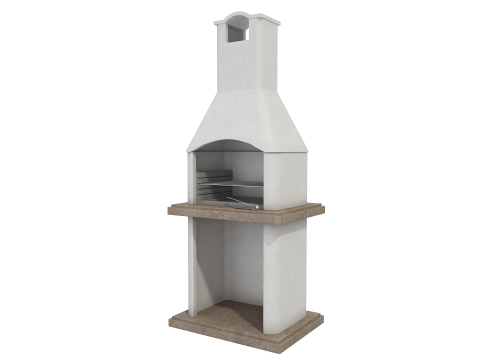 Stone Masonry Grill 3D Model