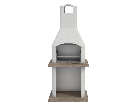 Stone Masonry Grill 3D Model