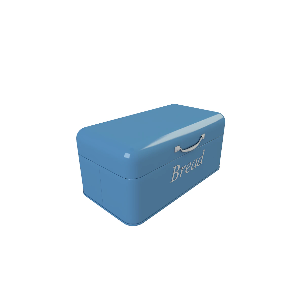 Metal Bread Box 3D Model .c4d .max .obj .3ds .fbx .stl .blend 