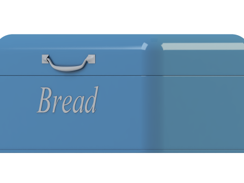 金属面包盒 3D 模型