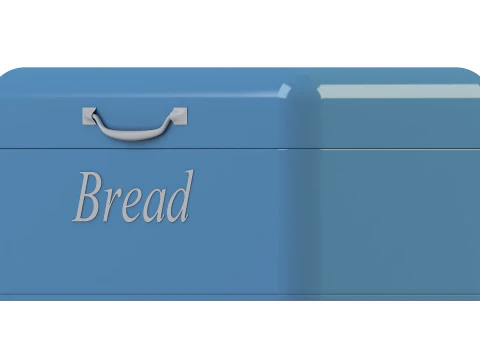 Metal Bread Box 3D Model