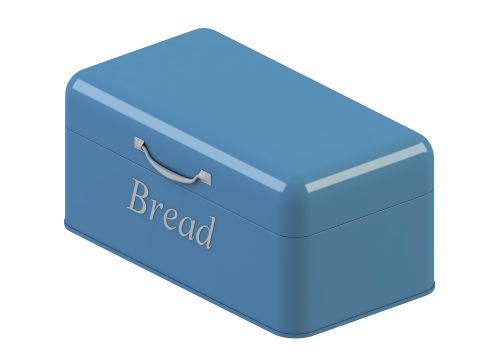 金属面包盒 3D 模型
