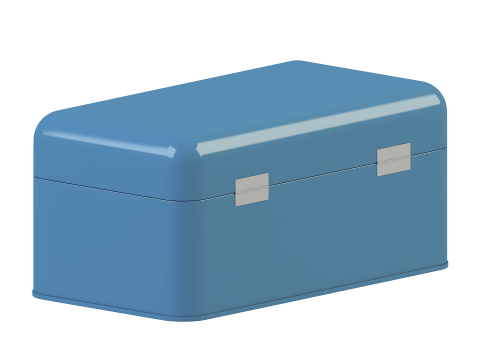 金属面包盒 3D 模型