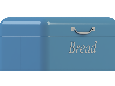 金属面包盒 3D 模型