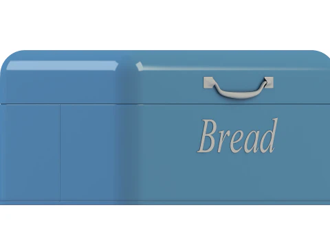 Metal Bread Box 3D Model