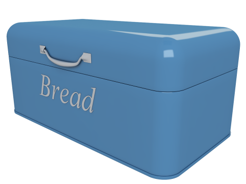 金属面包盒 3D 模型