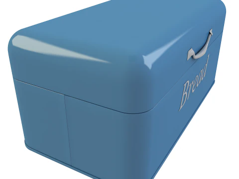 Metal Bread Box 3D Model