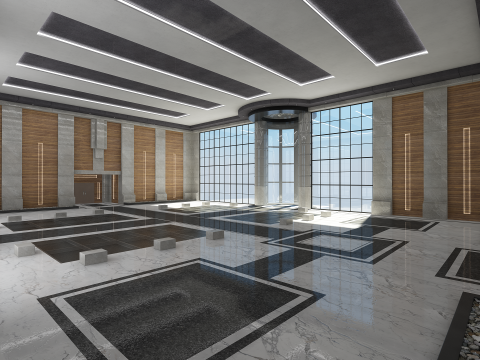 Modern Salon 3D Model