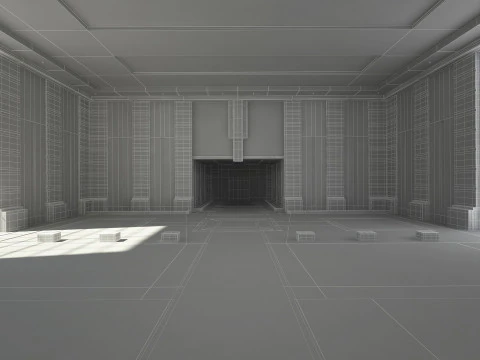 Modern Hall 3D Model