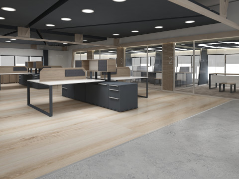 Kantoor interieur 3D Model