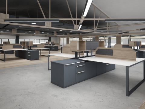 Kantoor interieur 3D Model